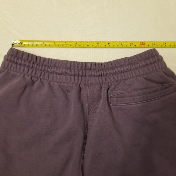 Adidas Originals Short Medium Cotton Sweat Shorts Purple 6in Inseam Men Bottoms - Picture 10 of 11